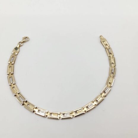 Damska bransoletka ze złota próby 585, 14k, 14 karat, 333, 8k, 8 karat, asem, leśnica, wrocław, długość 18 cm, długość 19 cm, długość 21 cm,