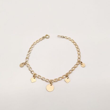 Damska bransoletka ze złota próba 333, 8k, 8 karat, asem, leśnica