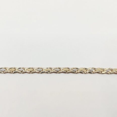 Damska bransoletka ze złota próby 585, 14k, (14k) długość 19 cm model 19