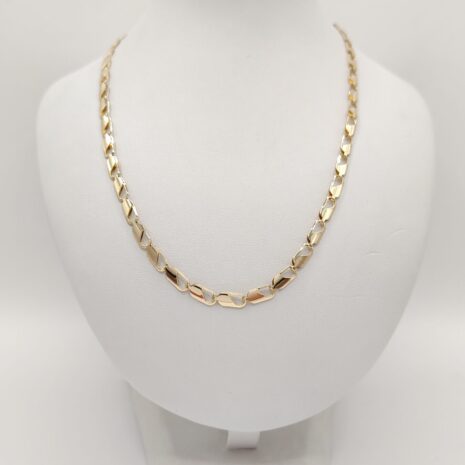 Damski łańcuszek ze złota próba 585, 14k, 14 karat, długość 50 cm, asem, leśnica, wrocław