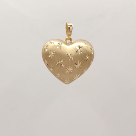 Zawieszka złote serce próba 585,14k, 14 karat, asem, leśnica, wrocław