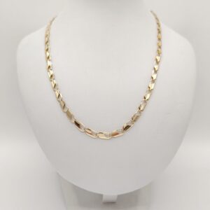 Damski łańcuszek ze złota próba 585, 14k, 14 karat, długość 55 cm model 1, leśnica, asem, wrocław