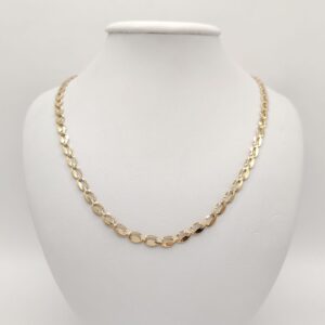 Damski łańcuszek ze złota próba 585, 14k, 14 karat, długość 45 cm model 4