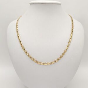 Damski łańcuszek ze złota próba 585, 14k, 14 karat, długość 45 cm model 5,asem, leśnica, wrocław