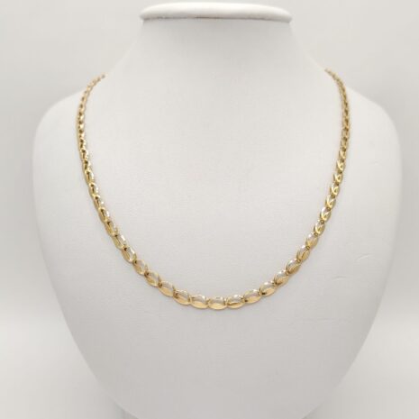 Damski łańcuszek ze złota próba 585, 14k, 14 karat, długość 45 cm model 5,asem, leśnica, wrocław