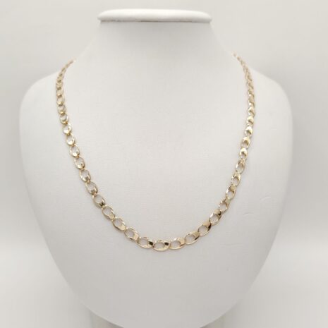 Damski łańcuszek ze złota próba 333, 8k, 8 karat, długość 45 cm model 9, leśnica, asem, wrocław
